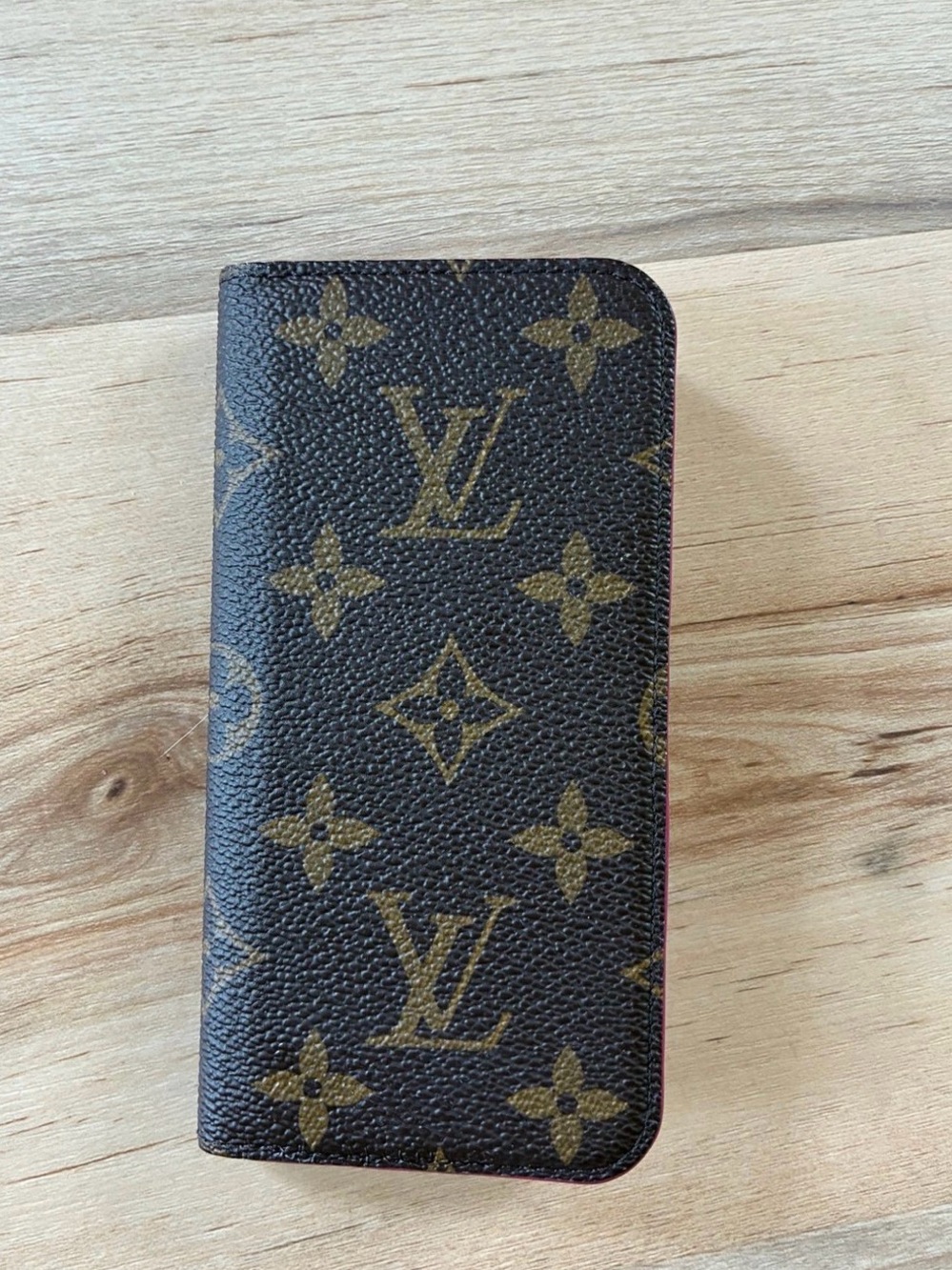 Upcycled Monogram Notebook Wallet Card Holder Handmade Organizer